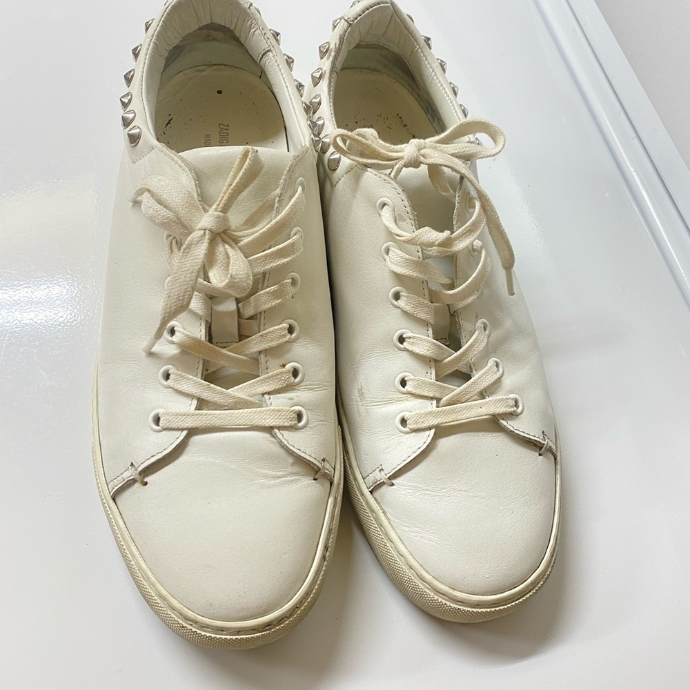 Zadig and Voltaire white sneakers